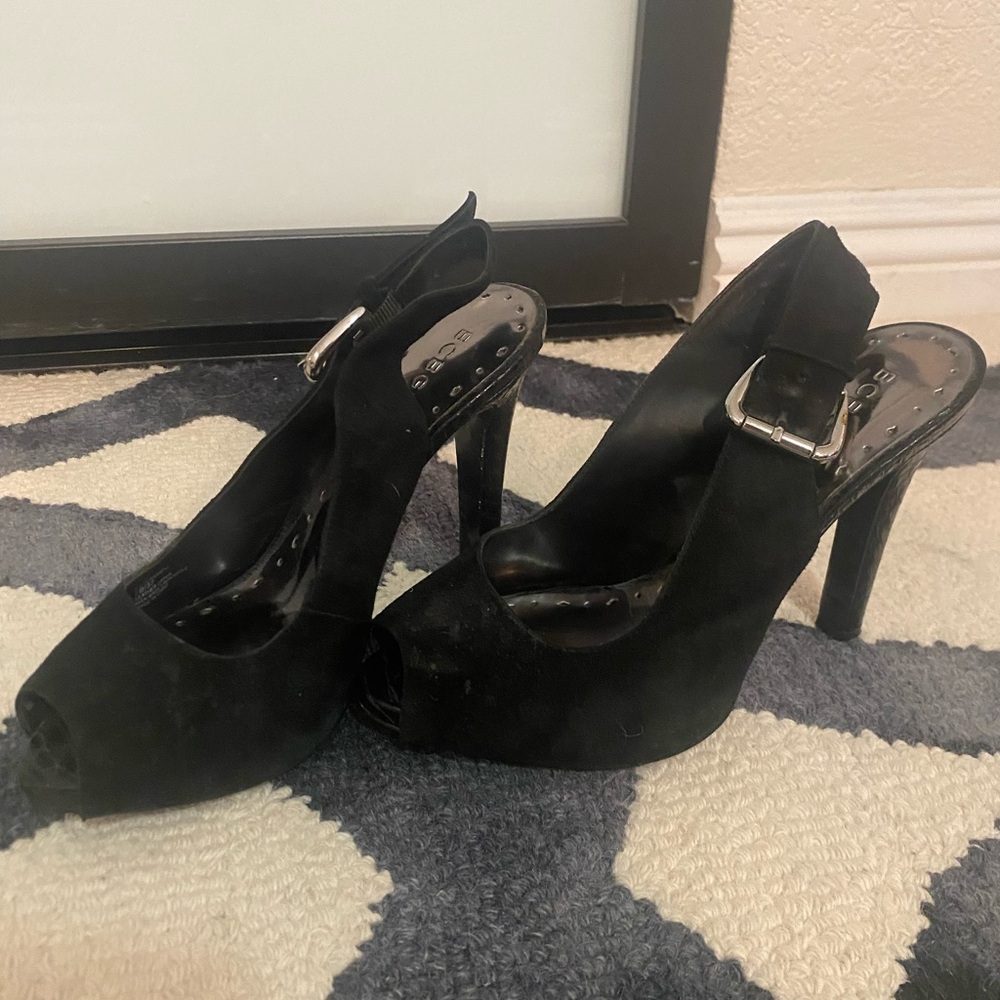 BCBG Girls Suede Heels